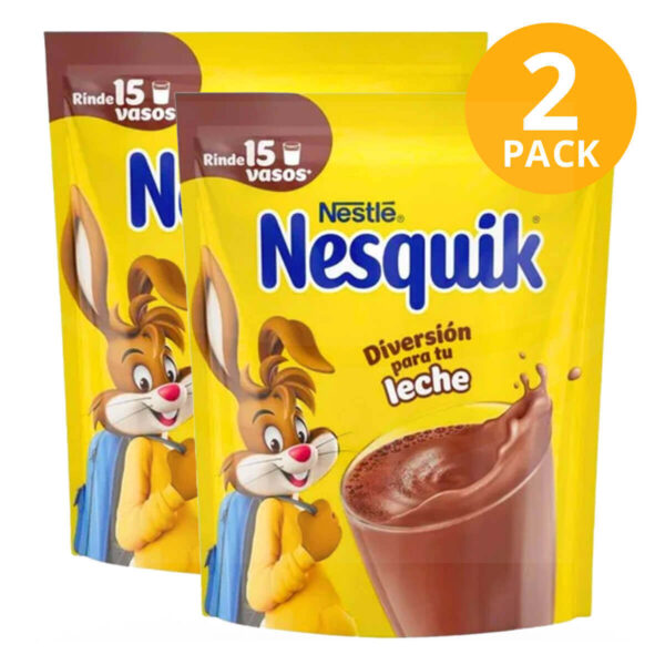 Nesquik Polvo Sabor Chocolate, 200 gr (Pack de 2)