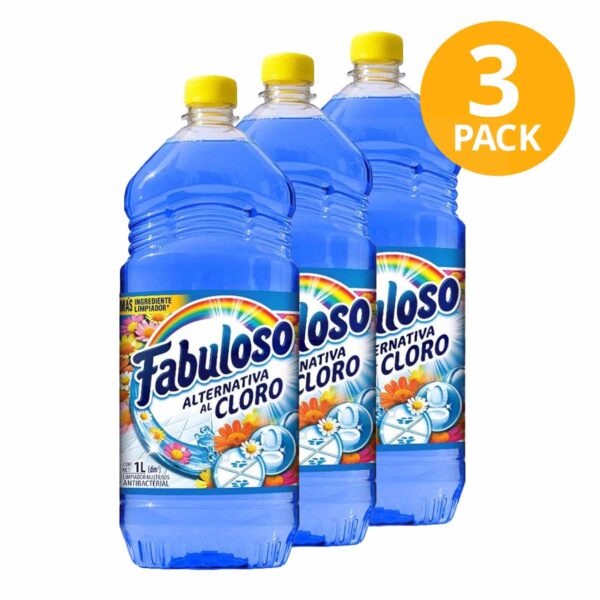 Fabuloso Alternativa al Cloro, Desinfectante, 1 L (Pack de 3)