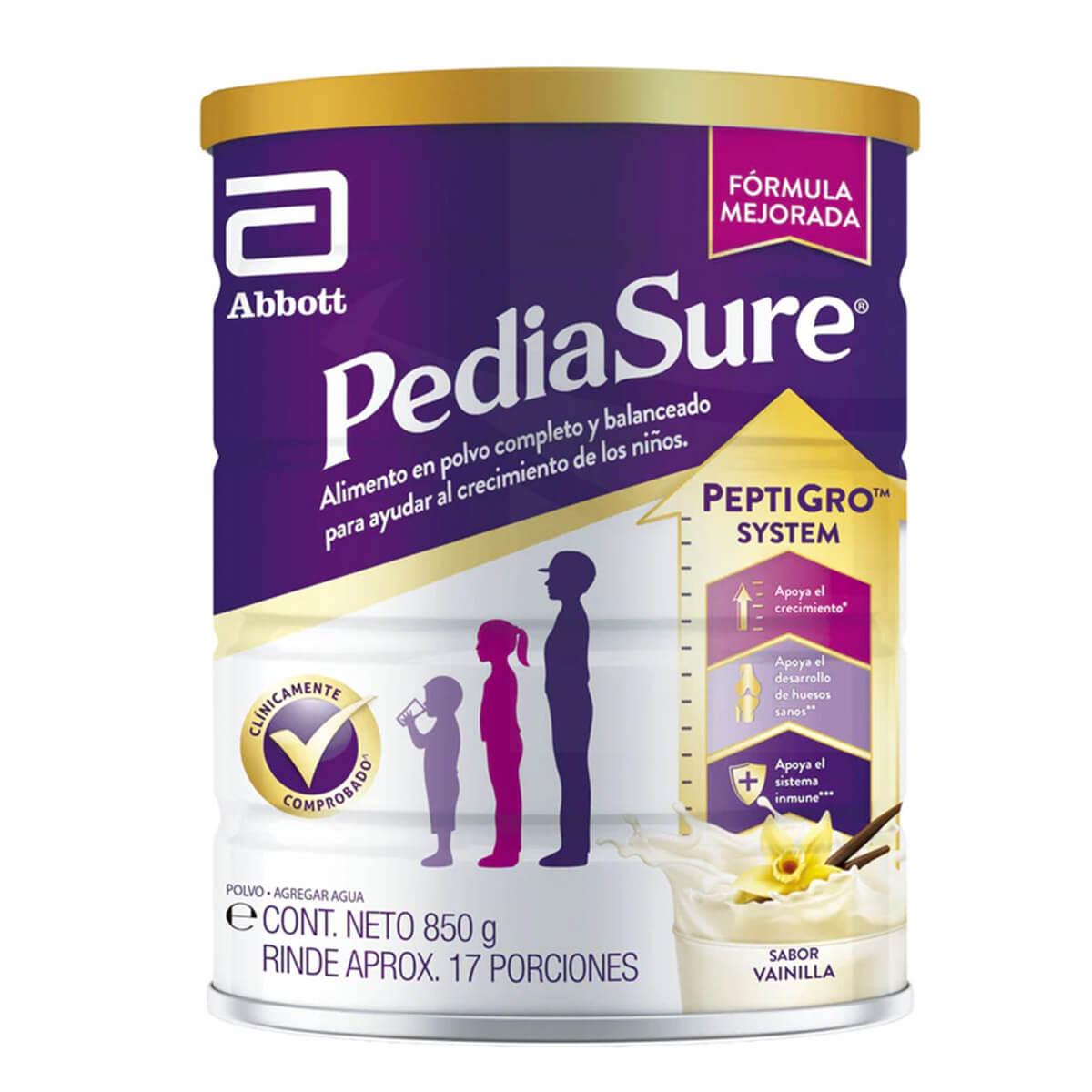 754432204252 Pediasure Vainilla, 850 gr - Imagen 1
