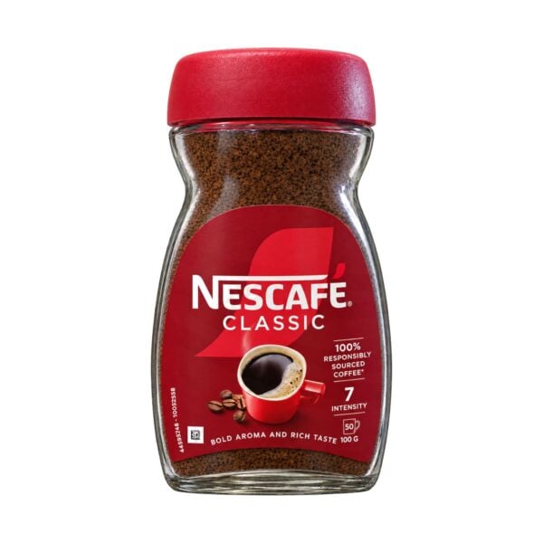 Nescafé Classic Café Instantáneo Frasco, 100 gr