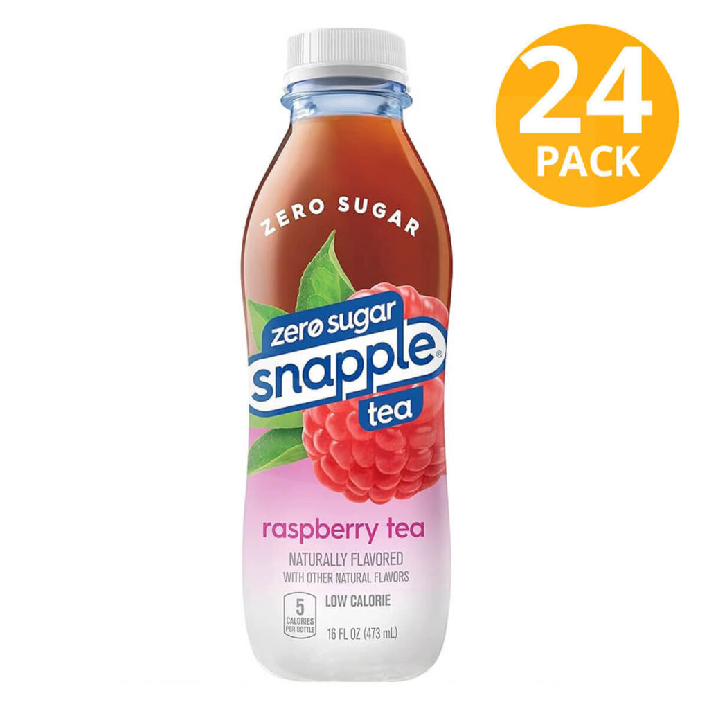 Snapple Zero Sugar, Raspberry Tea, 16 OZ (Pack de 24) - Superunico - El ...