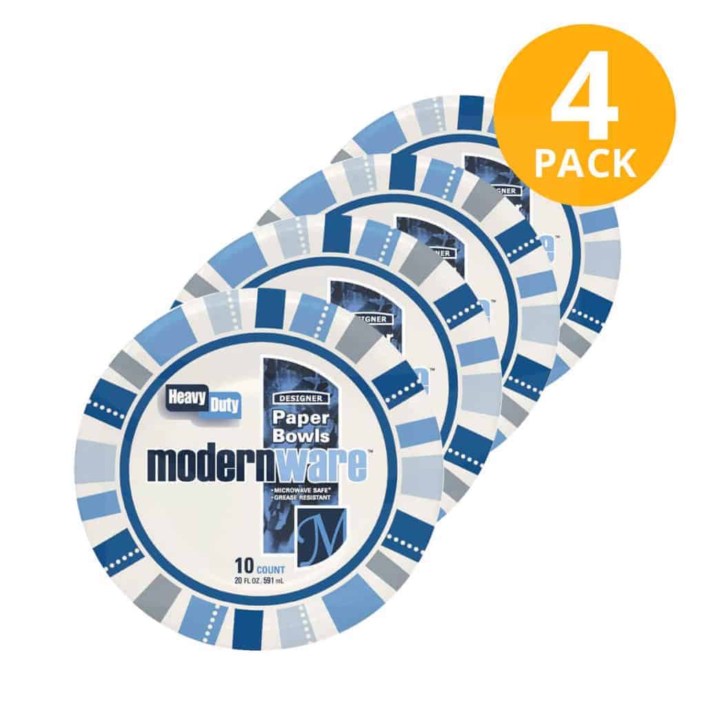 Platos Hondos Tipo Bowl De Cart n Modernware 40 Unidades Pack De 4 X Platos Hondos Tipo Bowl De Cart n Modernware 40 Unidades Pack De 4 X