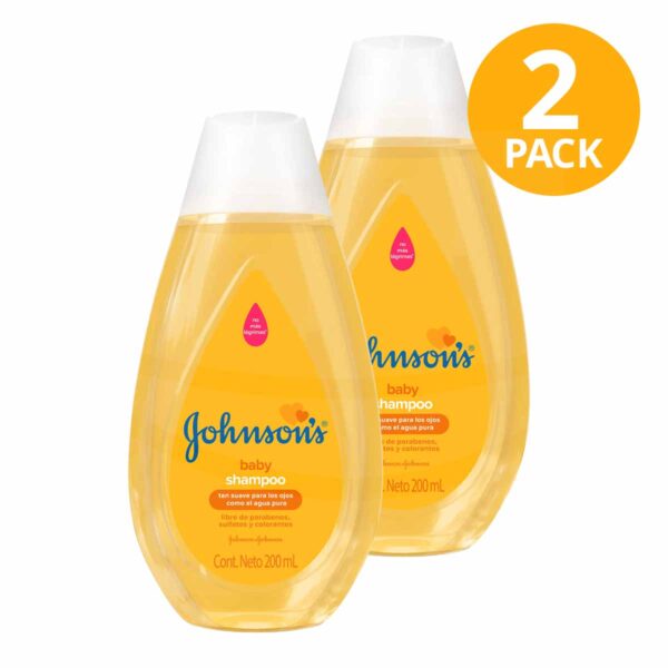 Shampoo Johnson’s Baby Original, 200 ml (Pack de 2)