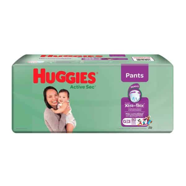 Huggies Active Sec Pants G, 80 Pañales