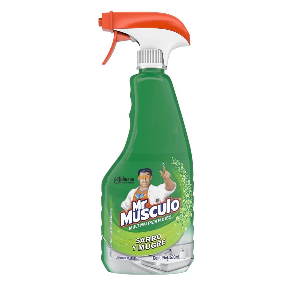 7706800643258 Mr Músculo Sarro y Mugre, Limpiador Multisuperficies, 500 ml - Imagen 1