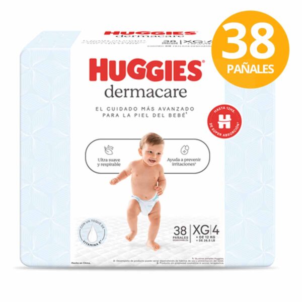 Huggies Dermacare XL, 38 Pañales