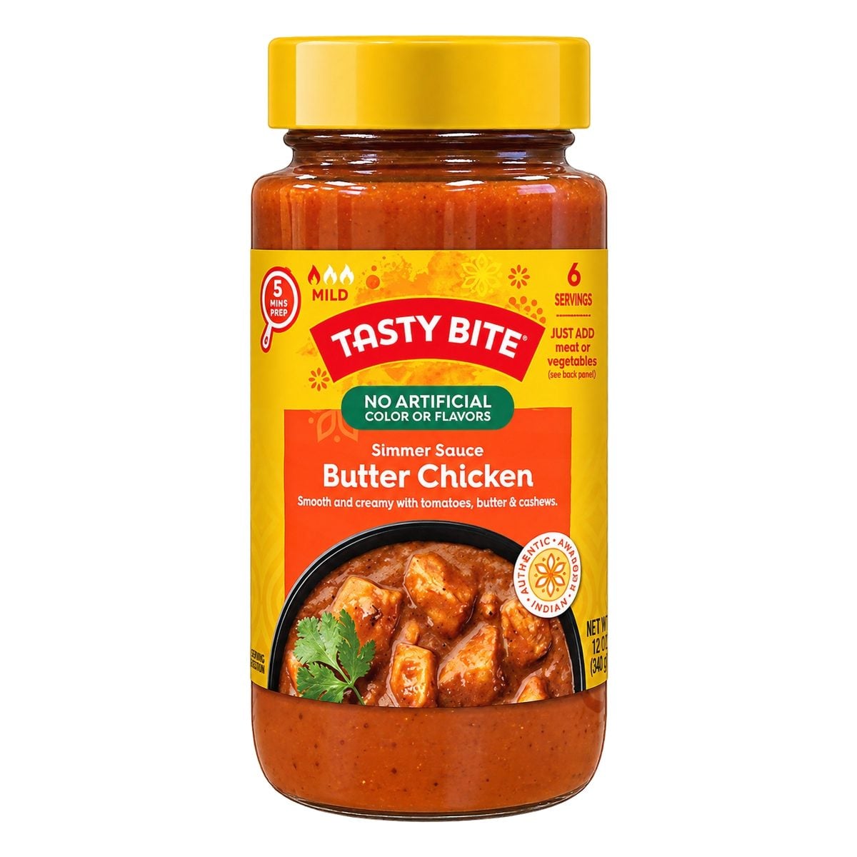 Tasty Bite Butter Chicken, Simmer Sauce, 13 OZ