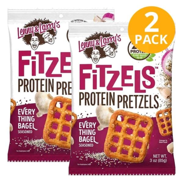 Lenny & Larry's Fitzels, Everything Bagel, 3 OZ (Pack de 2)