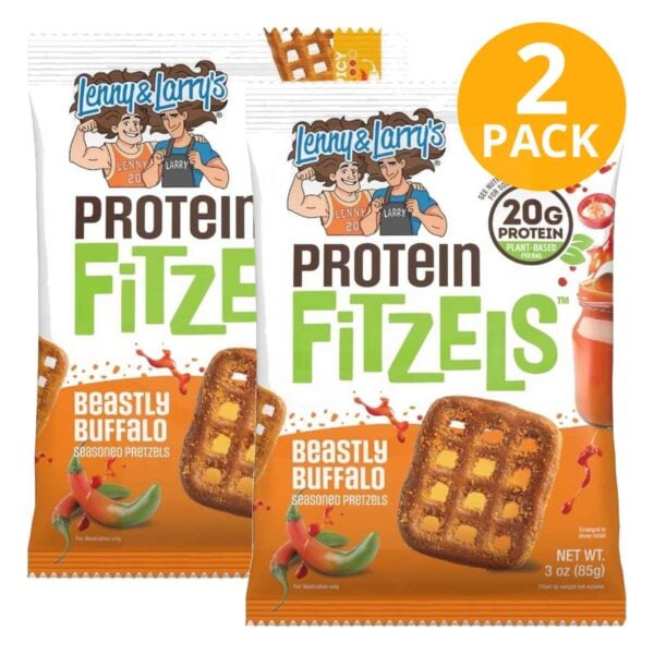 Lenny & Larry's Fitzels, Beastly Buffalo Fit, 3 OZ (Pack de 2)