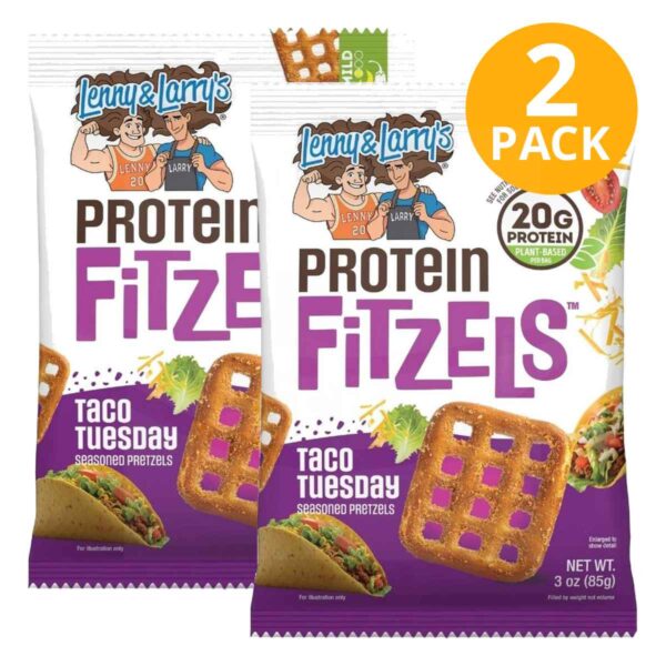 Lenny & Larry's Fitzels, Taco Tuesday, 3 OZ (Pack de 2)