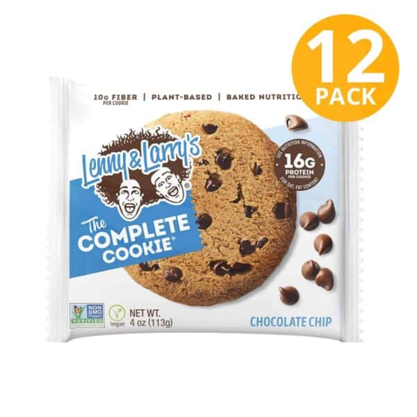 Lenny & Larry’s, Completo Cookie, Chocolate Chips, 4 OZ (Pack de 12)