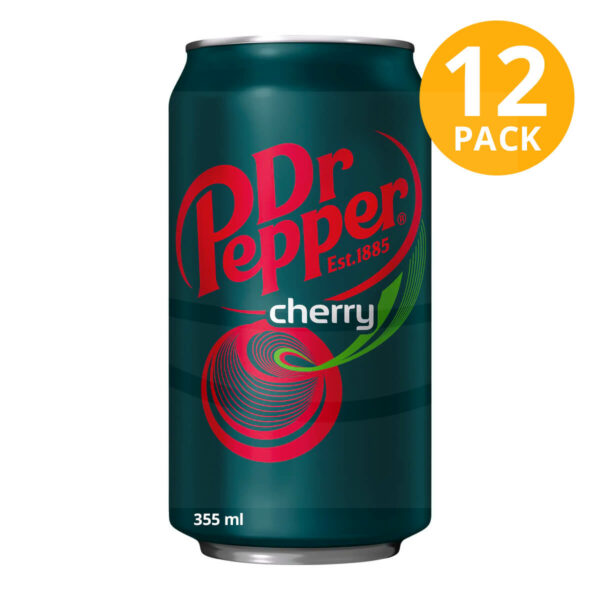 Dr Pepper Cherry, 355 ml (Pack de 12)