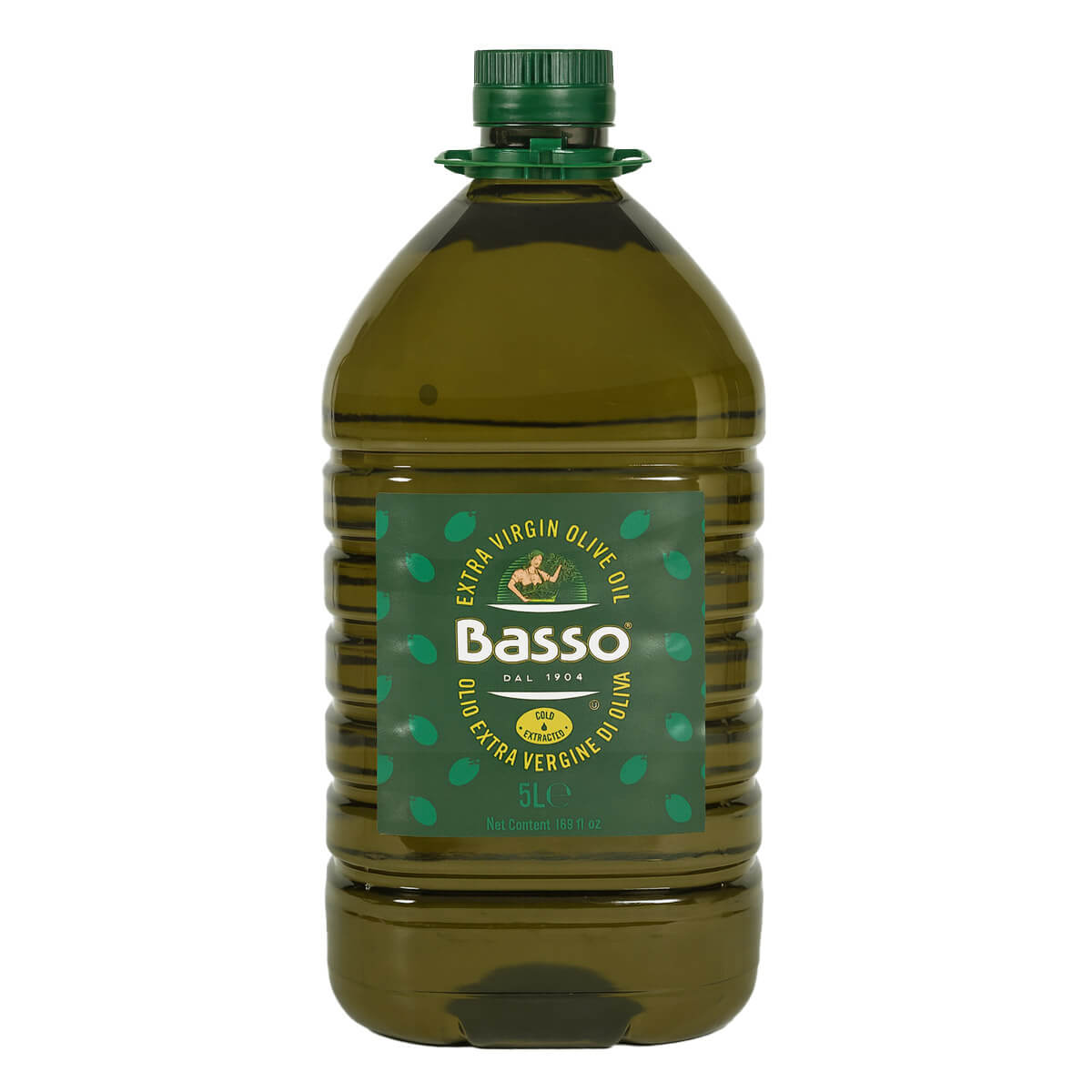 8004123002691 Basso Aceite de Oliva Extra Virgen, 5 L - Imagen 1
