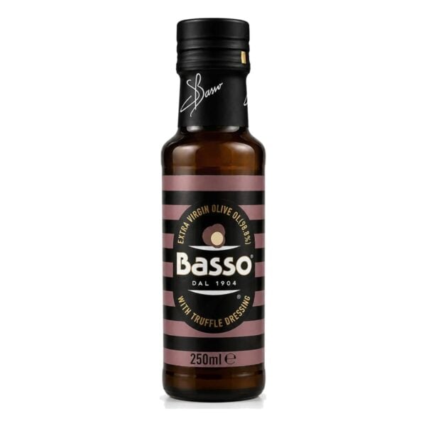Basso Aceite de Oliva Extra Virgen con Trufa, Olio al Tartufo, 250 ml