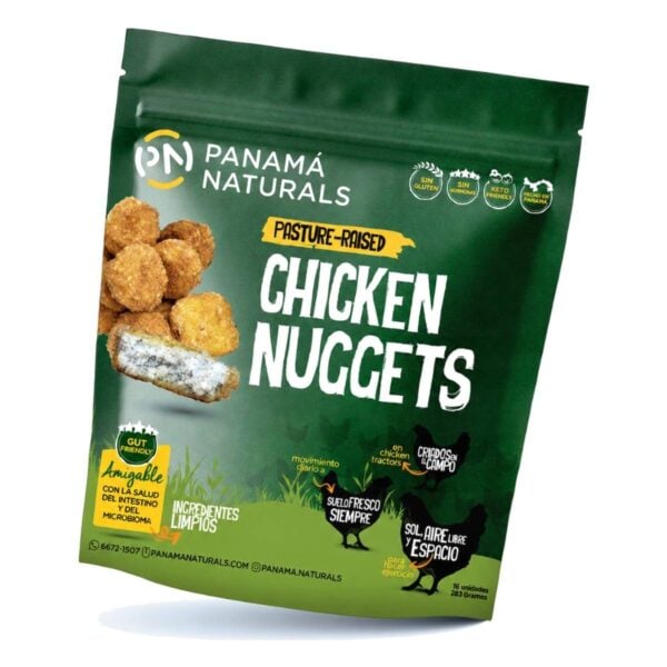 Chicken Nuggets de Pollo de Pastoreo, Panamá Naturals 283 gr
