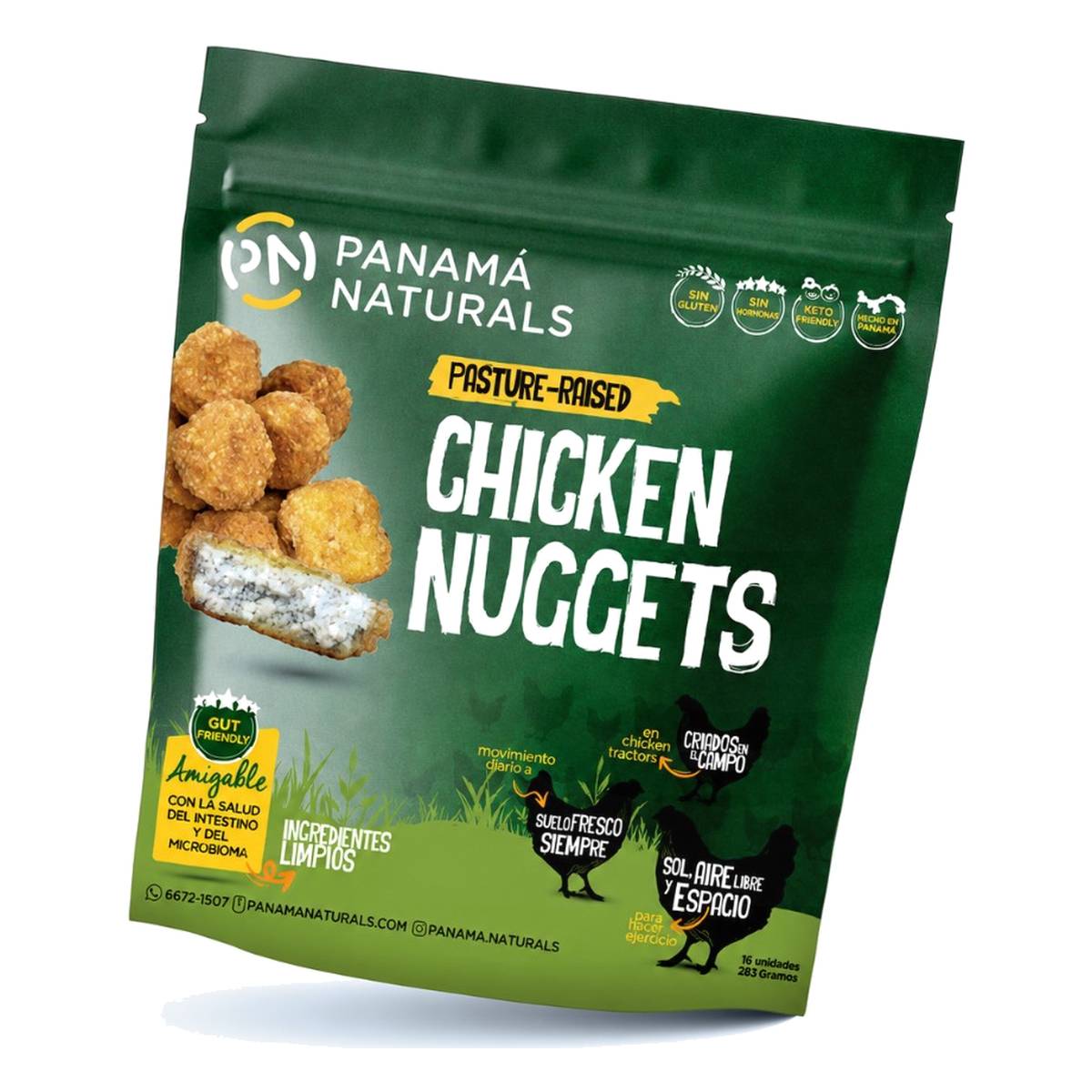 Chicken Nuggets de Pollo de Pastoreo, Panamá Naturals 283 gr 1 Chicken Nuggets de Pollo de Pastoreo, Panamá Naturals 283 gr