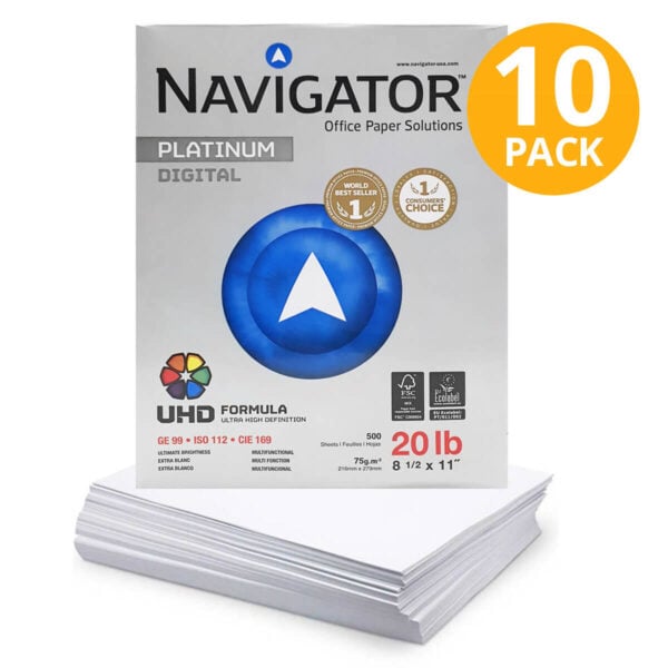 Papel Bond Legal, Navigator, 8.5" x 14" (Pack de 10)