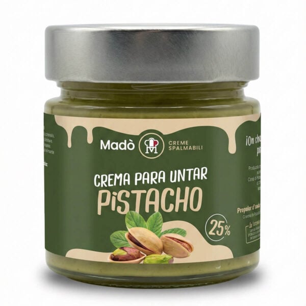 Crema para Untar de Pistacho Mado, 200 gr (25% Pistacho)