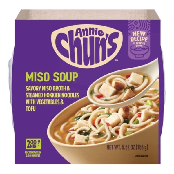 Annie Chun's Miso Soup Bowl with Vegetables and Tofu, 5.52 OZ