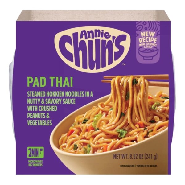 Annie Chun's Pad Thai Noodle Bowl with Vegetables, 8.52 OZ
