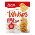 Whisps, Cheese Crisps Asiago Pepper Jack, 1.95 OZ