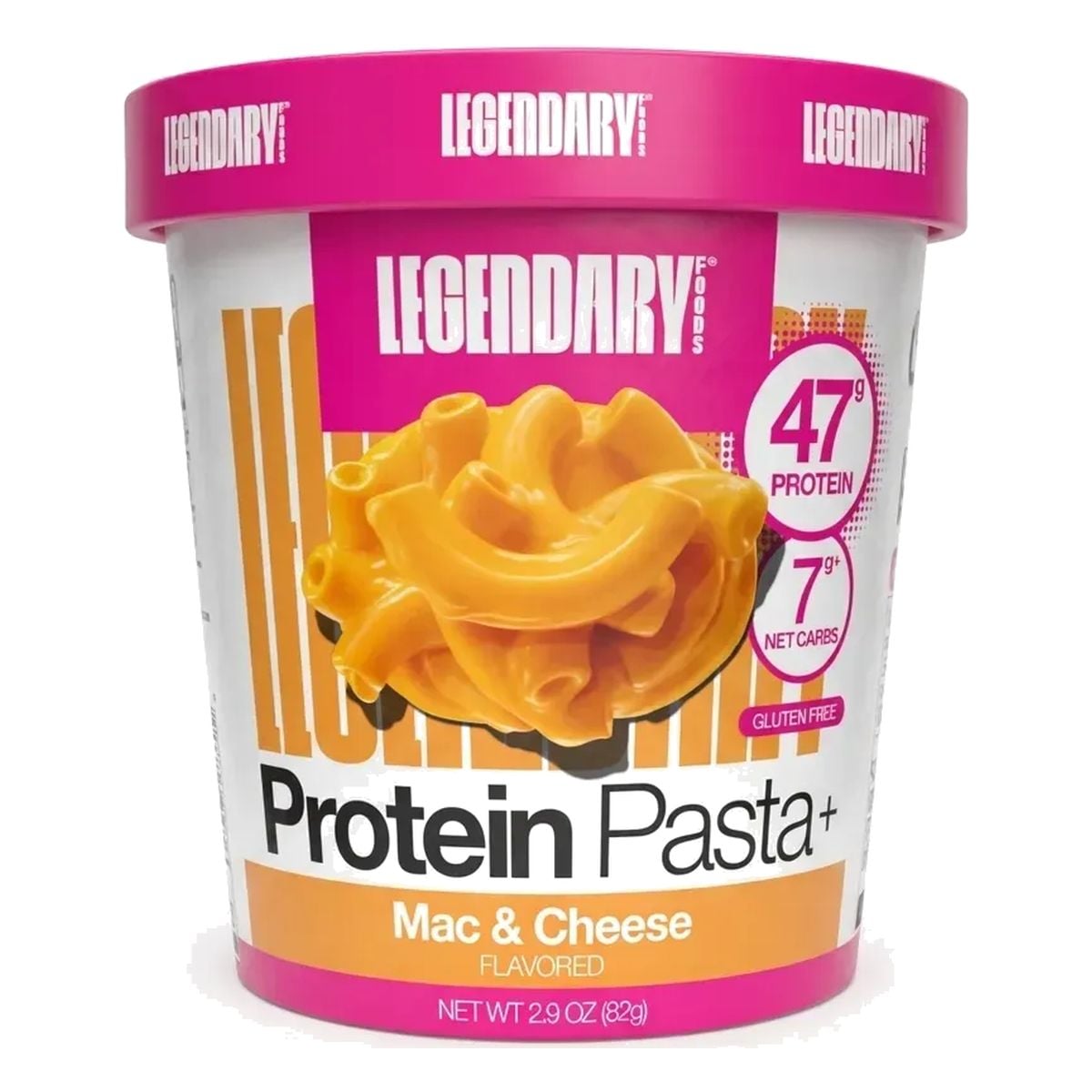 Legendary Foods Protein Pasta+ Mac & Cheese, 47 gr de Proteína, 2.9 OZ