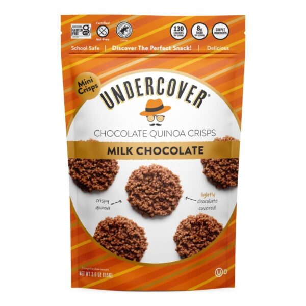 Undercover Chocolate, Milk Chocolate, 3 OZ
