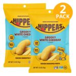 Hippeas Chickpea Puffs, Groovy White Cheddar, 1.5 OZ (Pack de 2)
