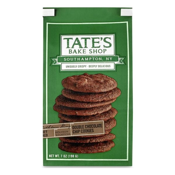 Tate's Bake Shop Double Chocolate Chip Cookies, 7 OZ