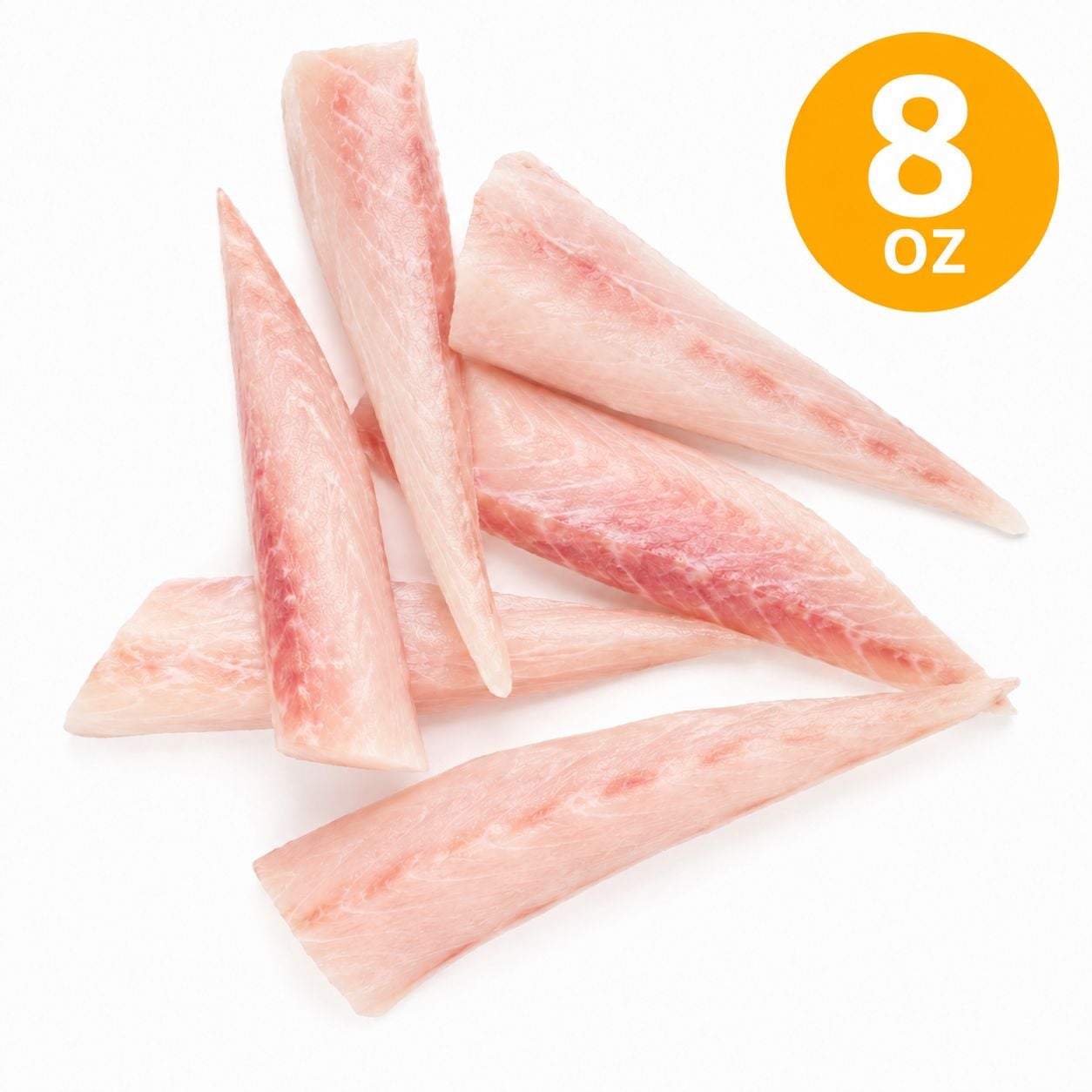 811207030444 Cobia en Paquete, Taco Strips, Open Blue, 8 OZ - Imagen 1