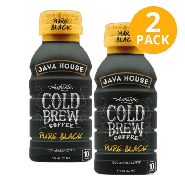 Java House, Cold Brew, Pure Black, Café, 8 OZ (Pack de 2)