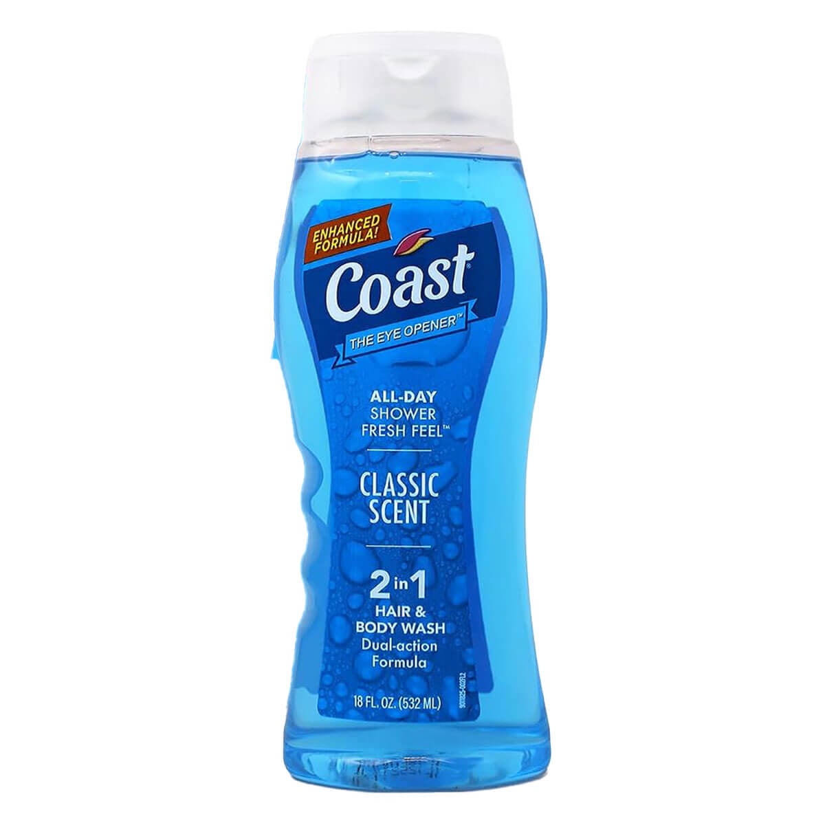 816559011820 Coast Jabón Líquido 2-en-1 Hair & Body Wash Classic, 18 OZ - Imagen 1