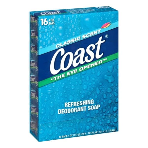 Coast Jabón en Barra Classic Scent, 16 Barras