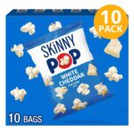 Skinny Pop Popcorn, White Cheddar, 0.5 OZ (Pack de 10)