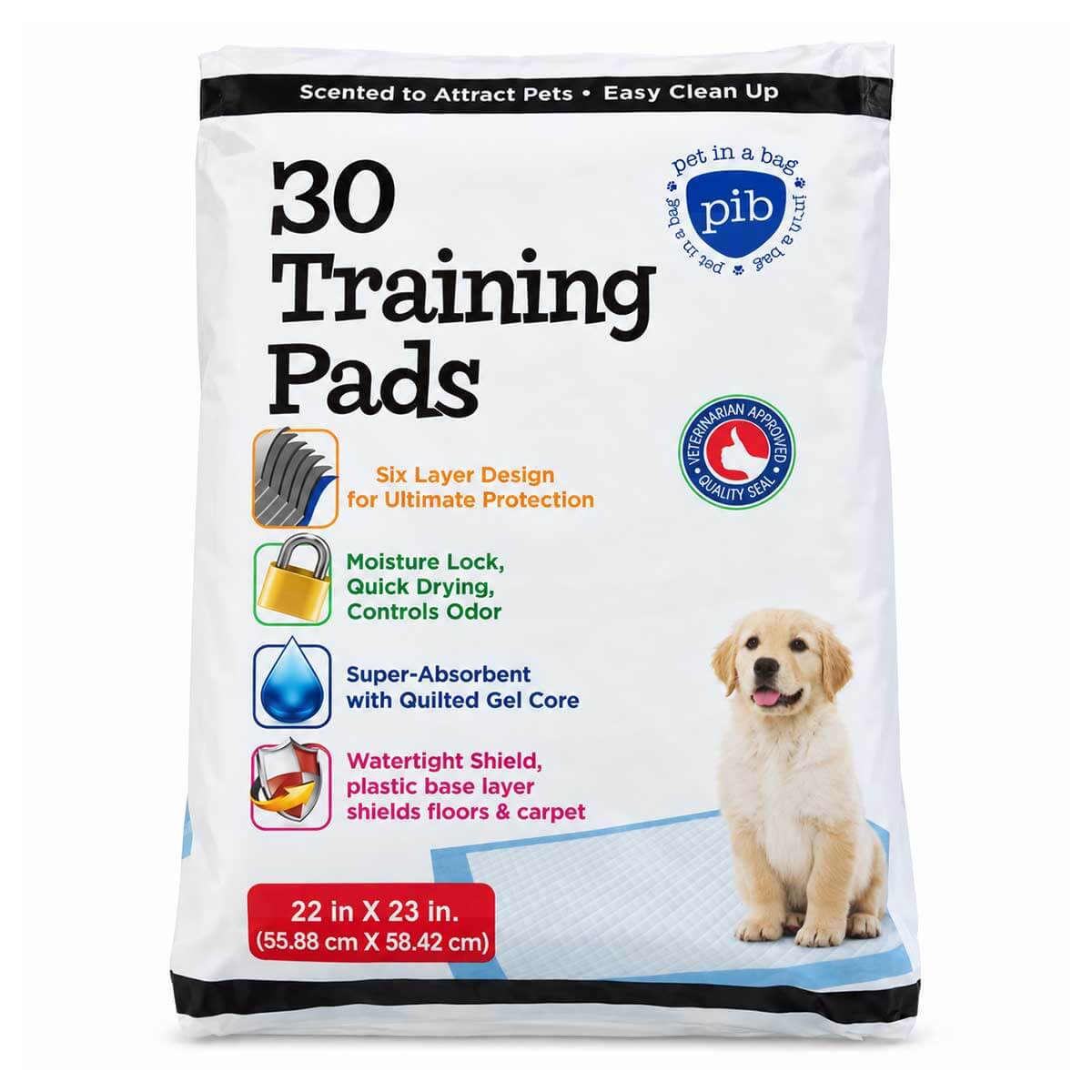 819924013696 PIB, Training Pads para Perros, 30 Tapetes Entrenamiento - Imagen 1