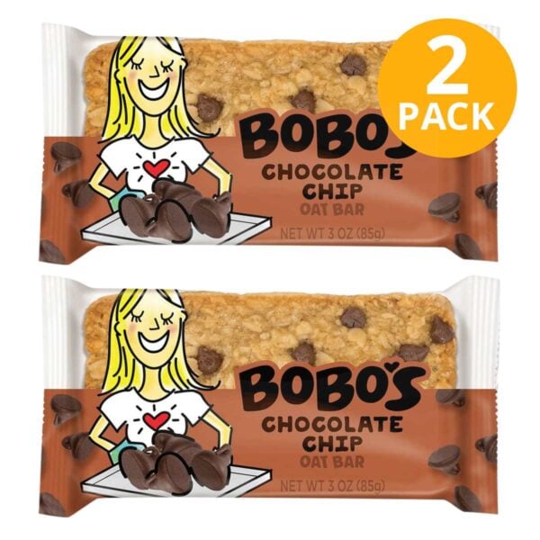 Bobo's Bar, Chocolate Chip, 3 OZ (Pack de 2)