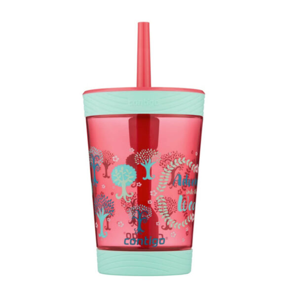 Contigo Kids, Straw Tumbler Sprinkles, Spill-Proof, Botella Térmica para Niños, 14 OZ