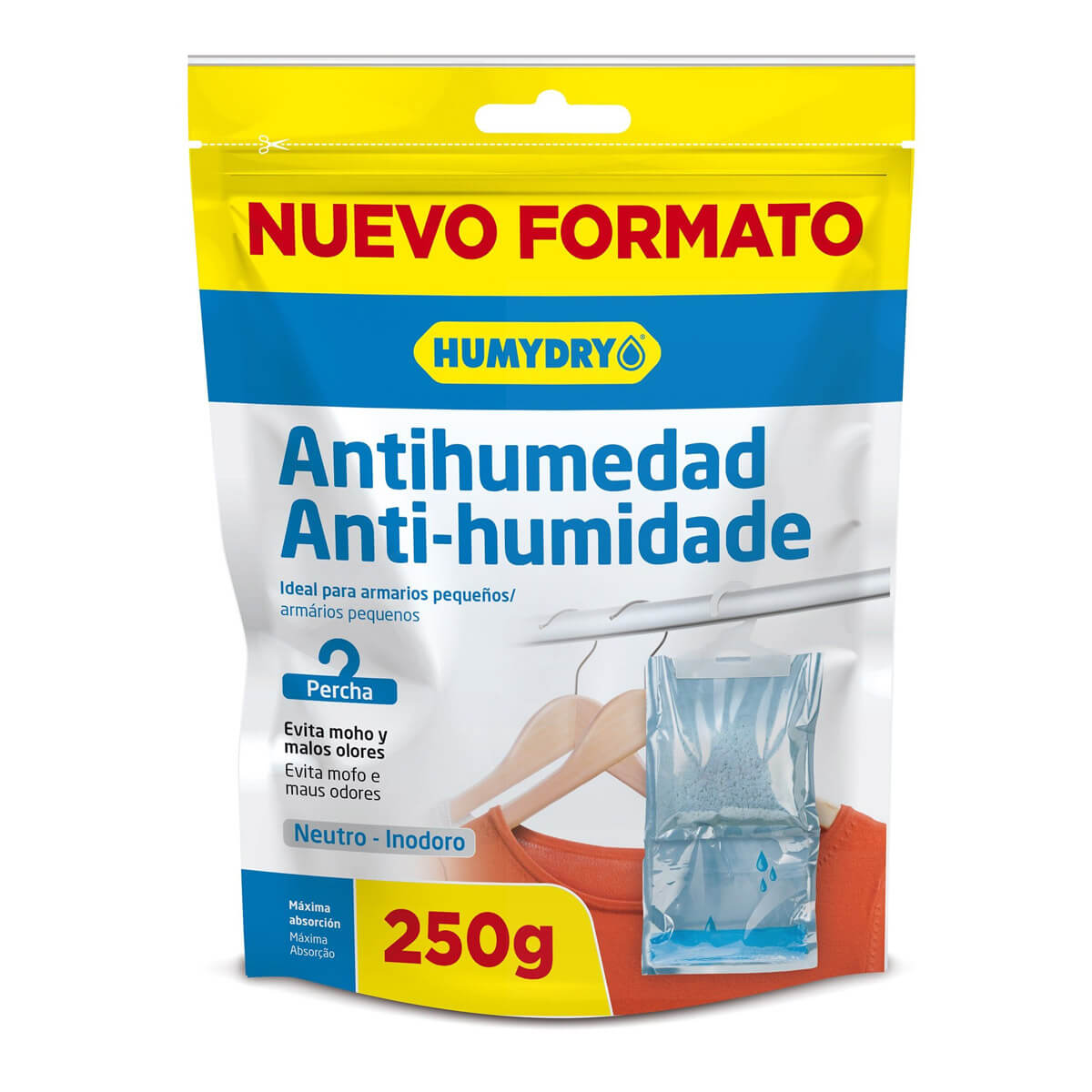 Humydry Hanging Bag Unscented, 250 gr 1 Humydry Hanging Bag Unscented, 250 gr