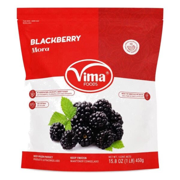 Moras Congeladas (Blackberry), Vima Foods 450 gr