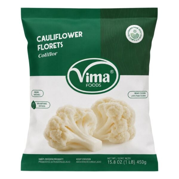 Coliflor en Floretes Congelada, Vima Foods 450 gr