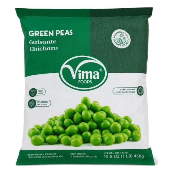 Guisantes (Chícharos) Congelados, Vima Foods 450 gr