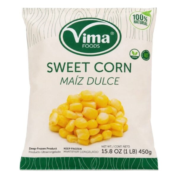 Maíz Dulce Congelado, Vima Foods 450 gr