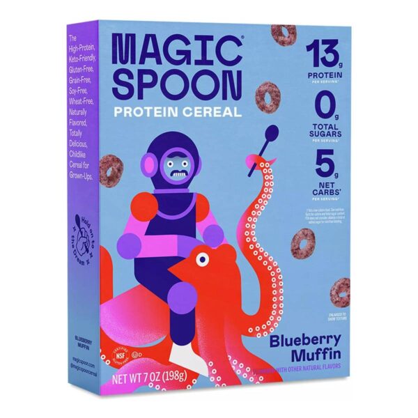 Magic Spoon Cereal, Blueberry Muffin, 7 OZ