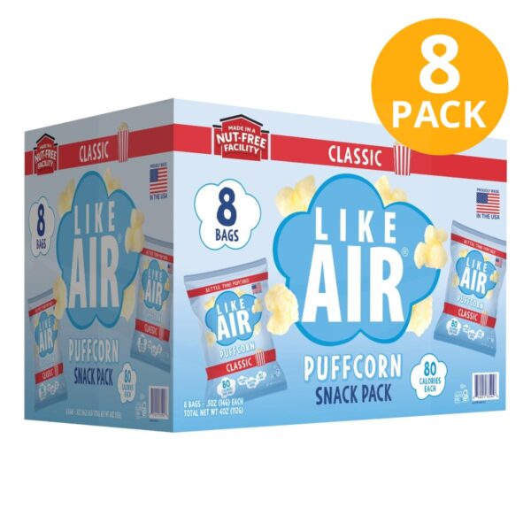 Like Air Puffcorn, Classic, 0.5 OZ (Pack de 8)