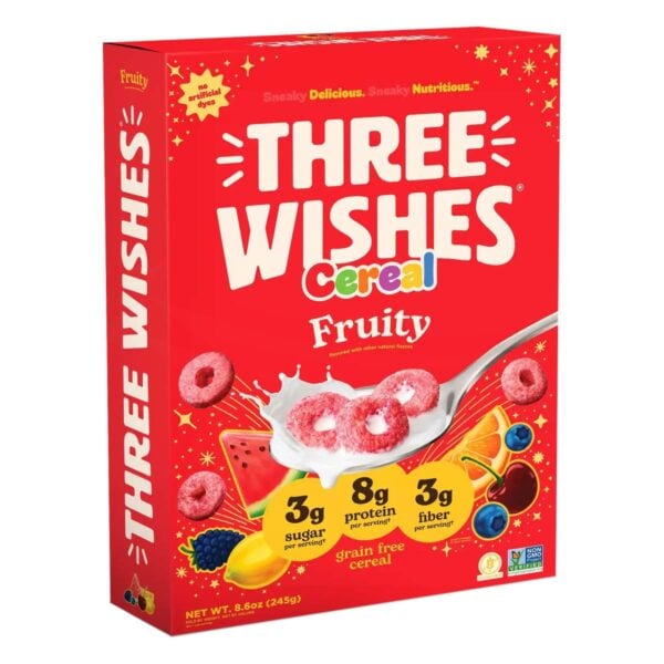 Three Wishes, Cereal Fruity, GF, 8.6 OZ