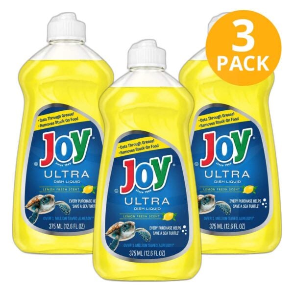 Joy Ultra, Jabón Líquido para Platos, Limón, 12.6 OZ (Pack de 3)