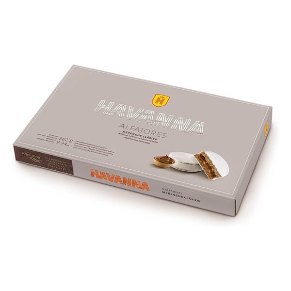 Havanna Alfajores de Merengue Clásico, 282 gr (6 Unidades)