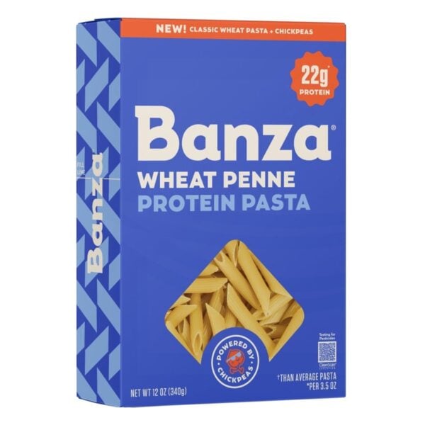 Banza Wheat Penne Protein Pasta, Banza 12 OZ