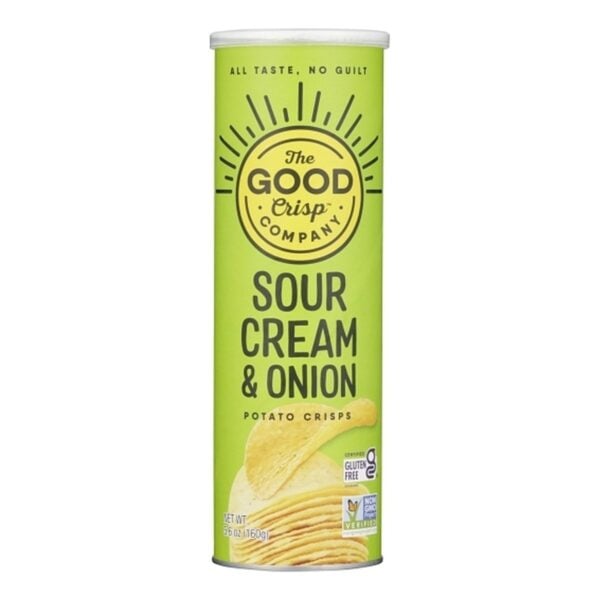 The Good Crisp Company, Sour Cream & Onion Crisps, 5.6 OZ