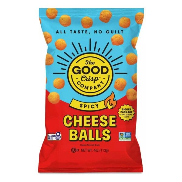 The Good Crisp Company, Cheese Balls Spicy, 4 OZ